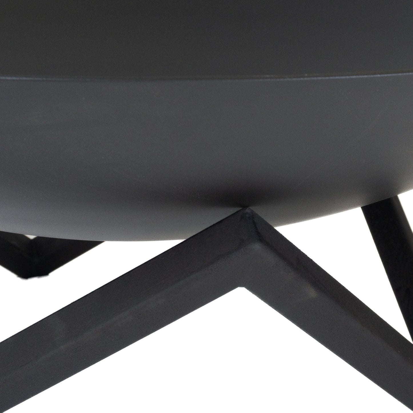 FOGON Feuerschale Flach 80 cm Schwarz