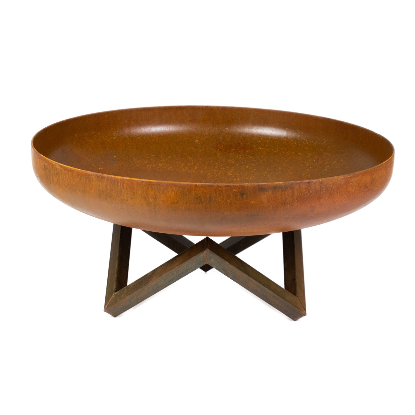 FOGON Feuerschale Tief 50 cm Cortenstahl MyTraumgarten