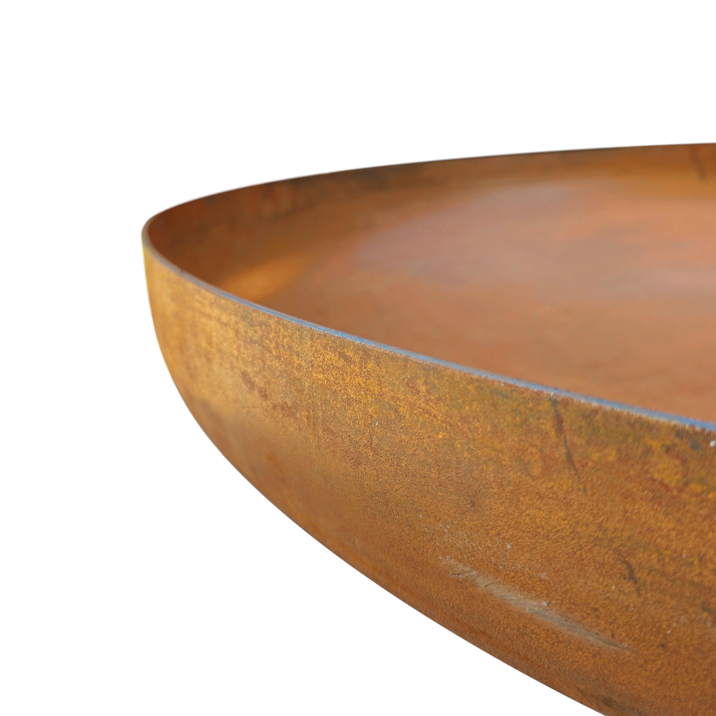 FOGON Feuerschale Tief 150 cm Cortenstahl MyTraumgarten