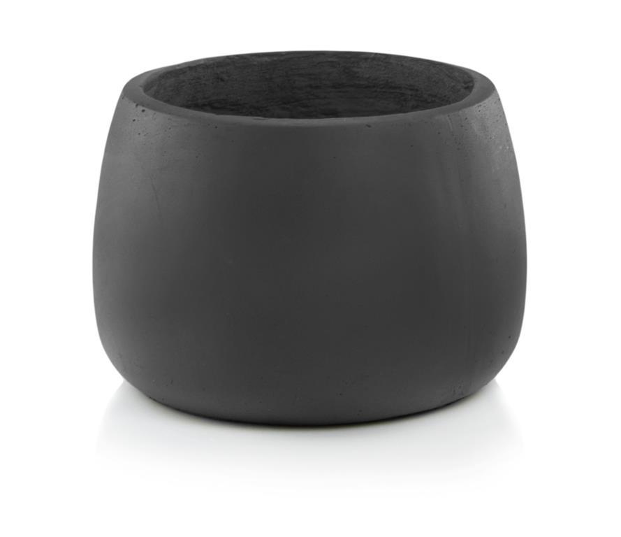 Pflanzkübel Schalenform anthrazit