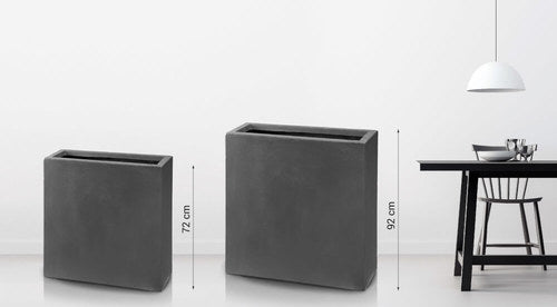 Pflazkübel hoch, länglich mit rechteckiger Basis MyTraumgarten