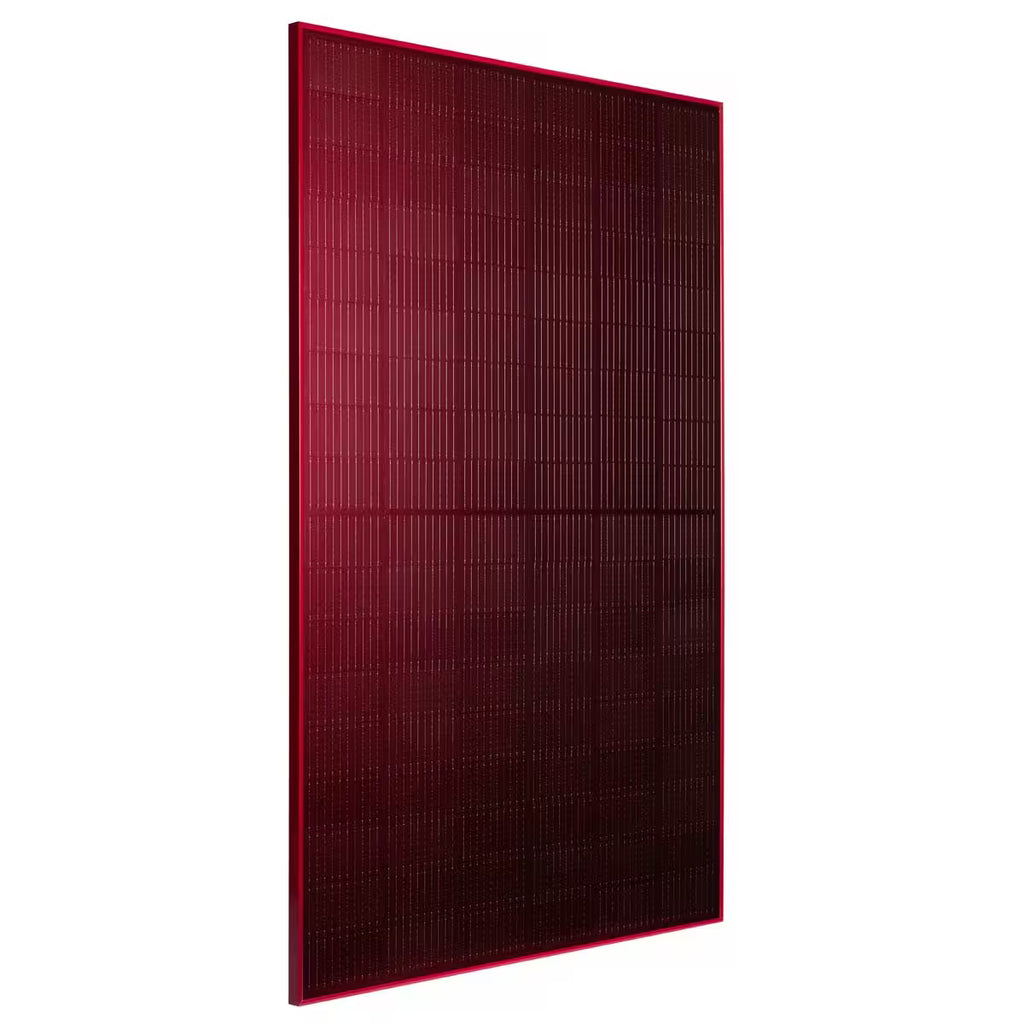 FuturaSun Silk Nova Red 370 Watt farbiges Solarmodul, rot, für Photovoltaik-Anlagen MyTraumgarten