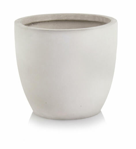 Pflanzkübel runder Boden betonfarben MyTraumgarten